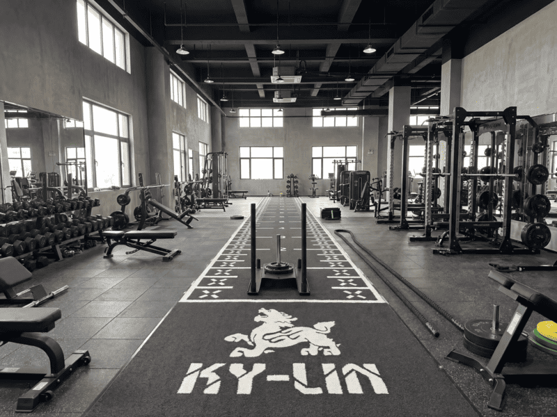 Gym turf drainage testing with keywords